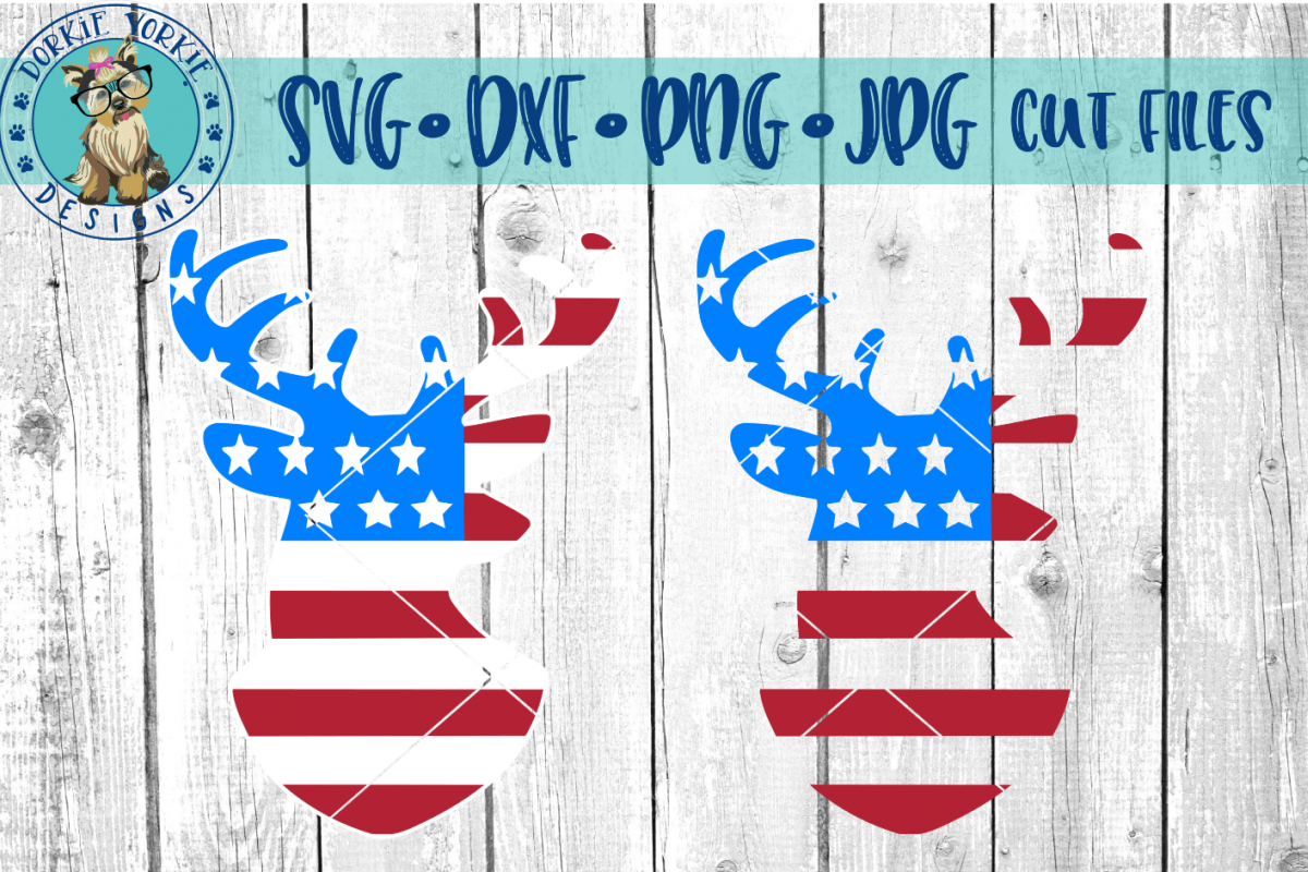 Download Buck American Flag - SVG cut file (93741) | SVGs | Design ...