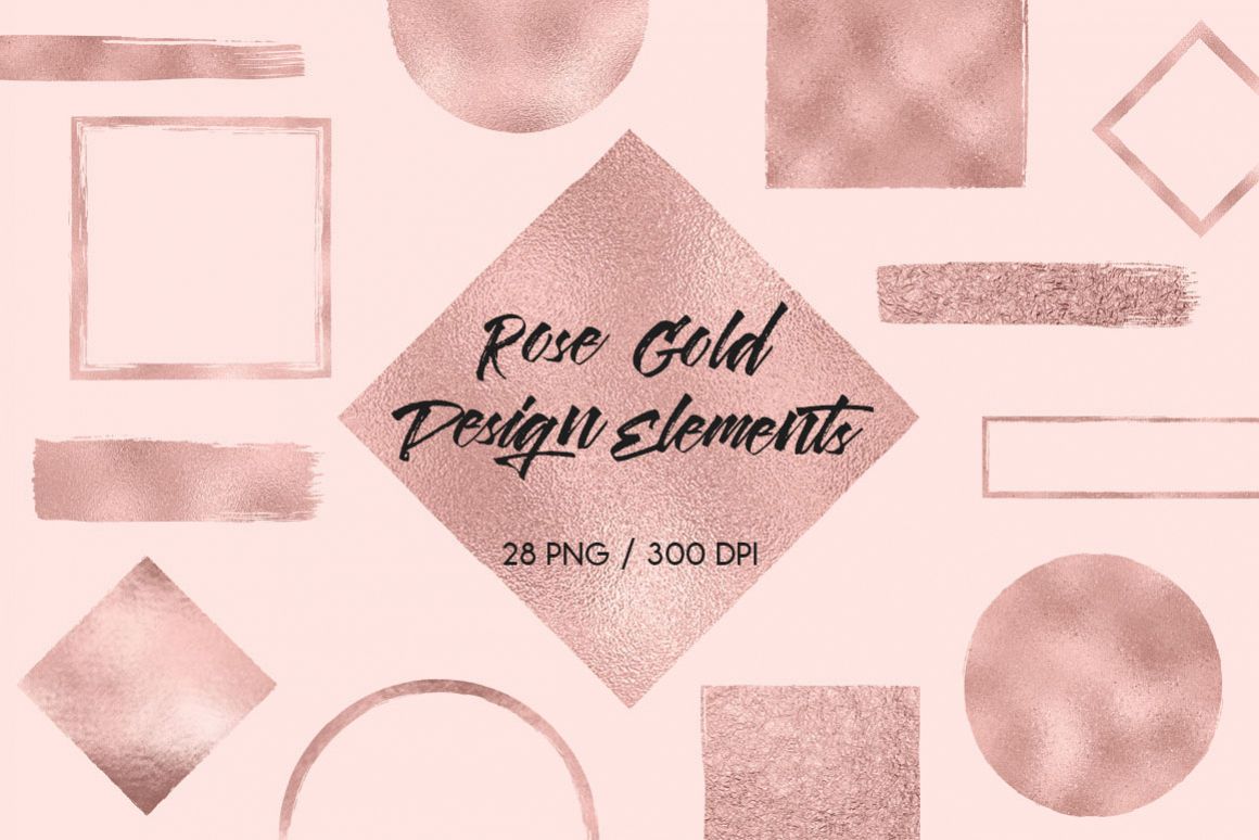 Rose Gold Design Elements example image 1