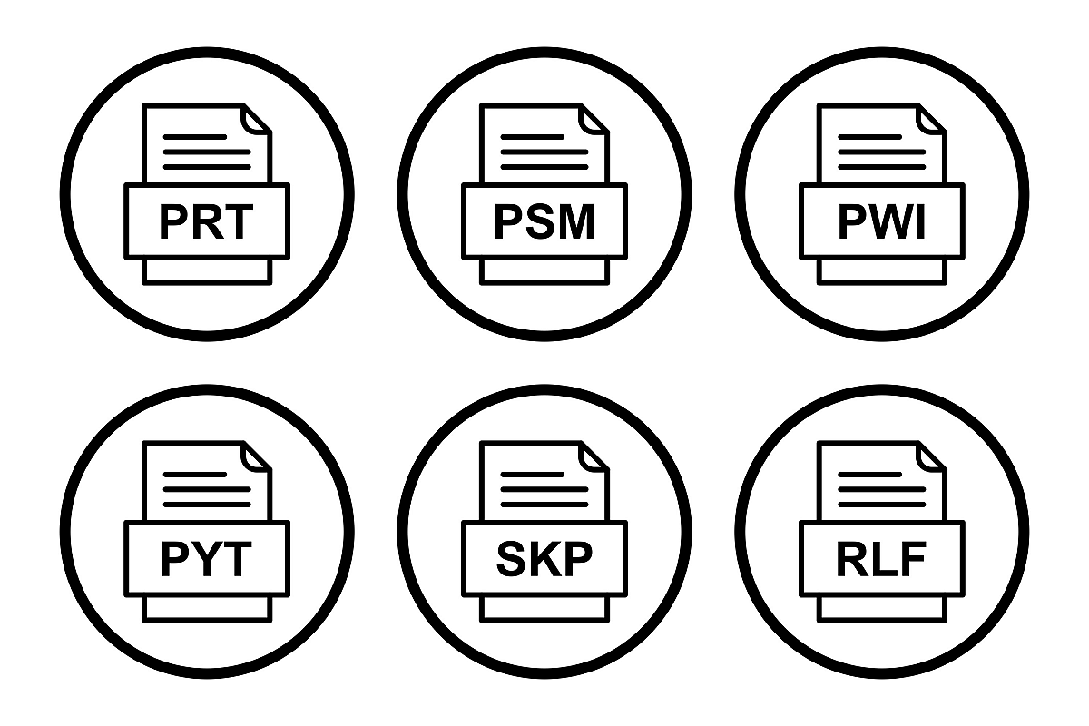 Set Of File Formats Icons example image 1