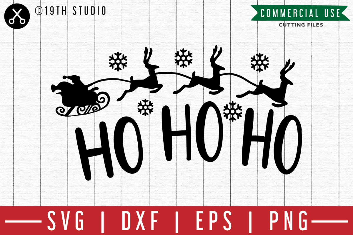 Download Ho ho ho SVG |M00F| A Christmas SVG file