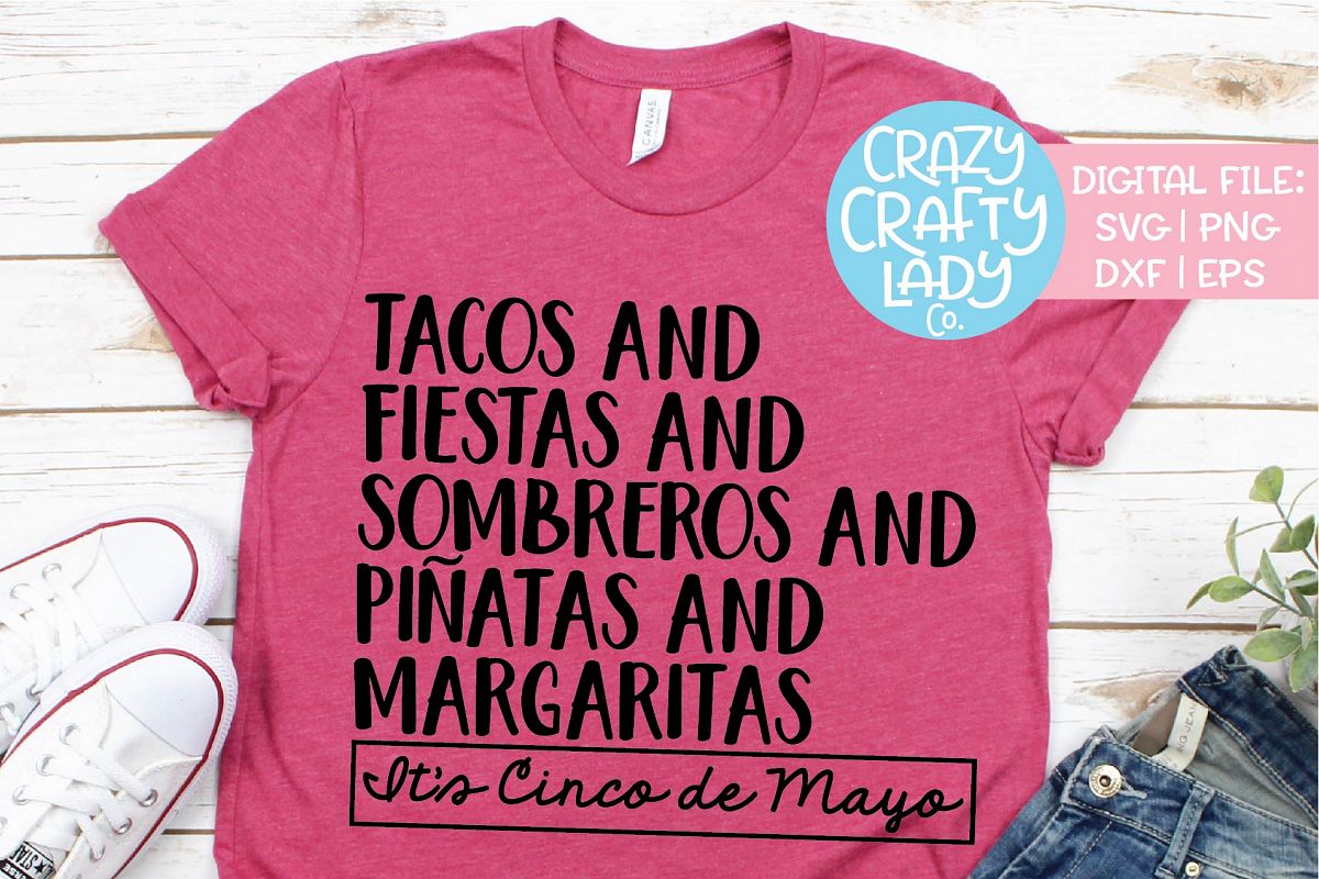 It's Cinco de Mayo Fiesta SVG DXF EPS PNG Cut File example image 1