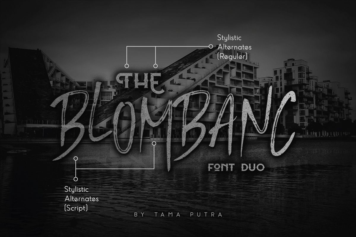 Blombanc Display & Handwritten Font example image 1