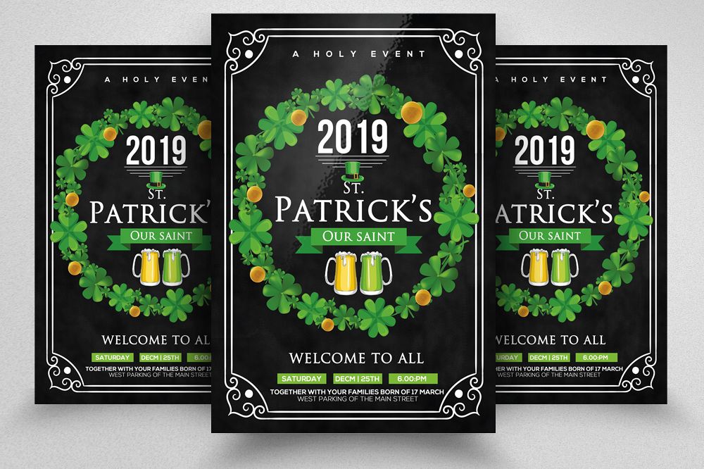 St. Patricks Day Flyer Template example image 1