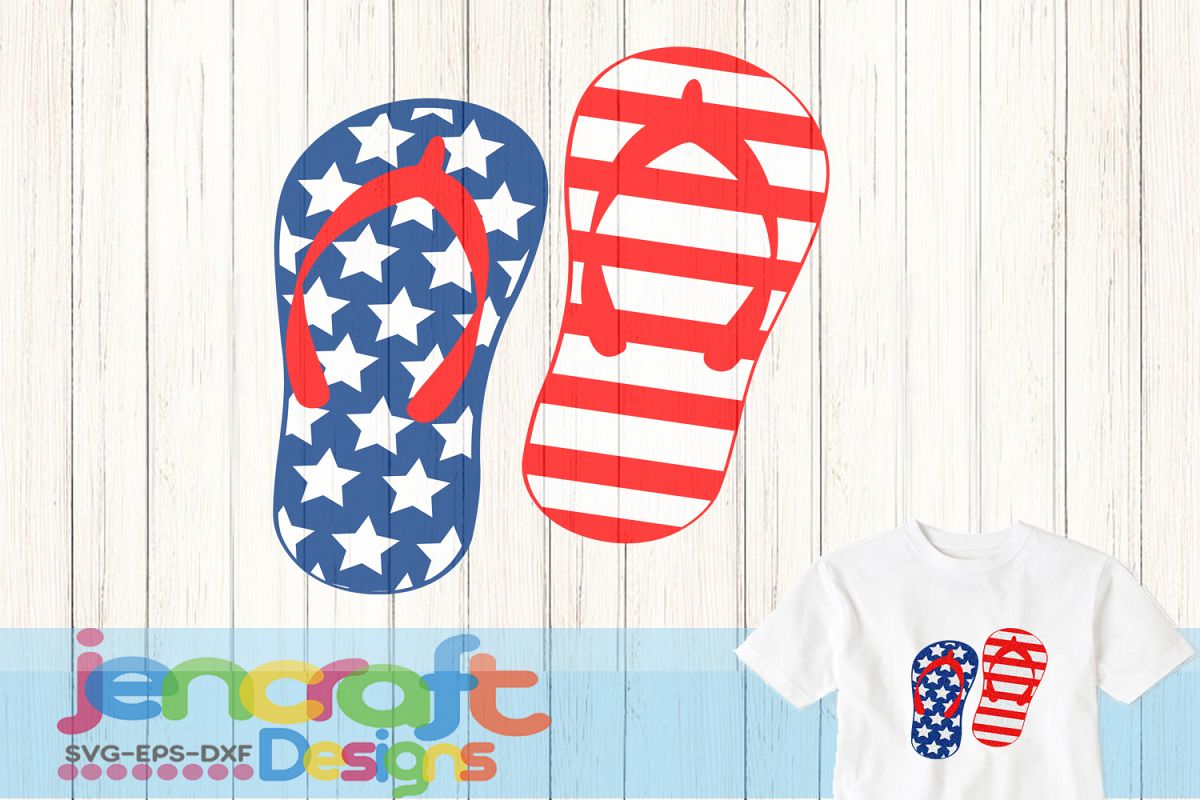 flag flip flops