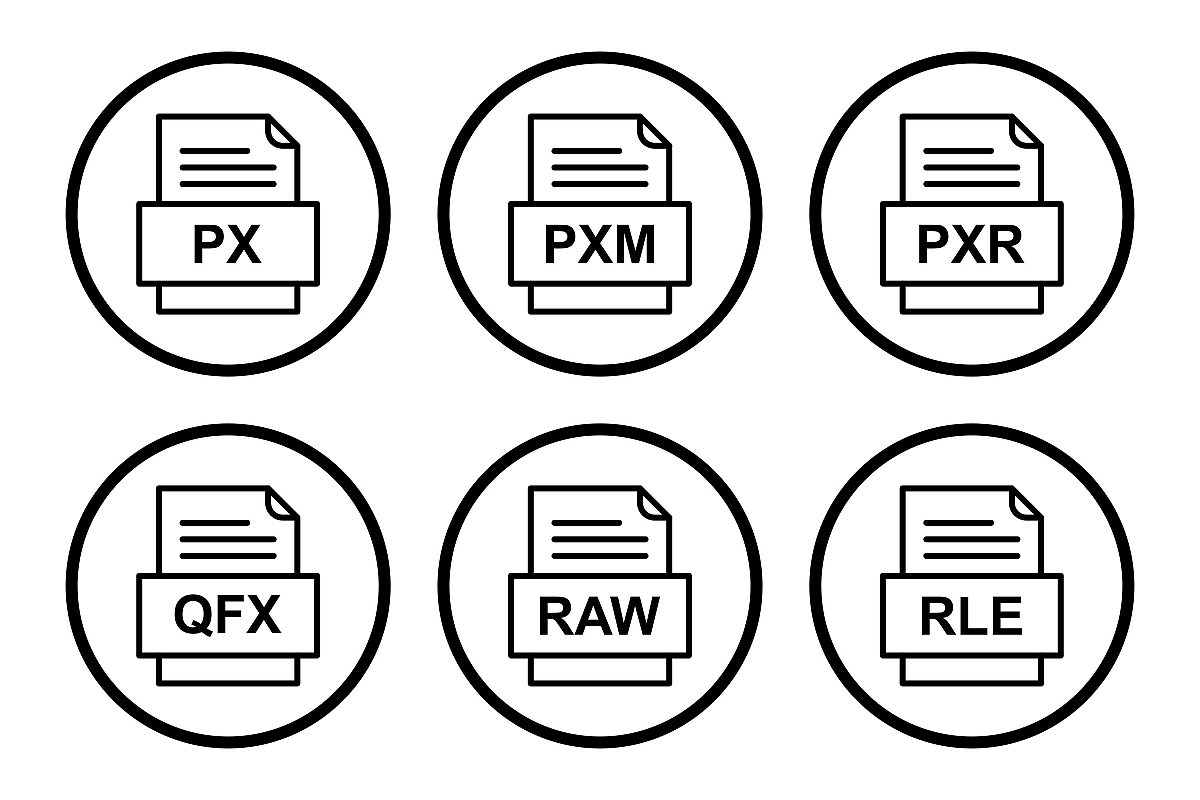 Set Of File Formats Icons example image 1