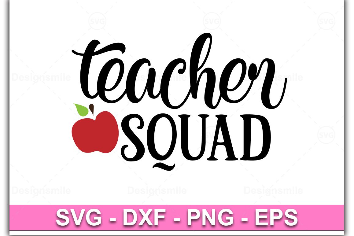 Teacher squad svg, School svg, Teacher svg, Educator svg example image 1