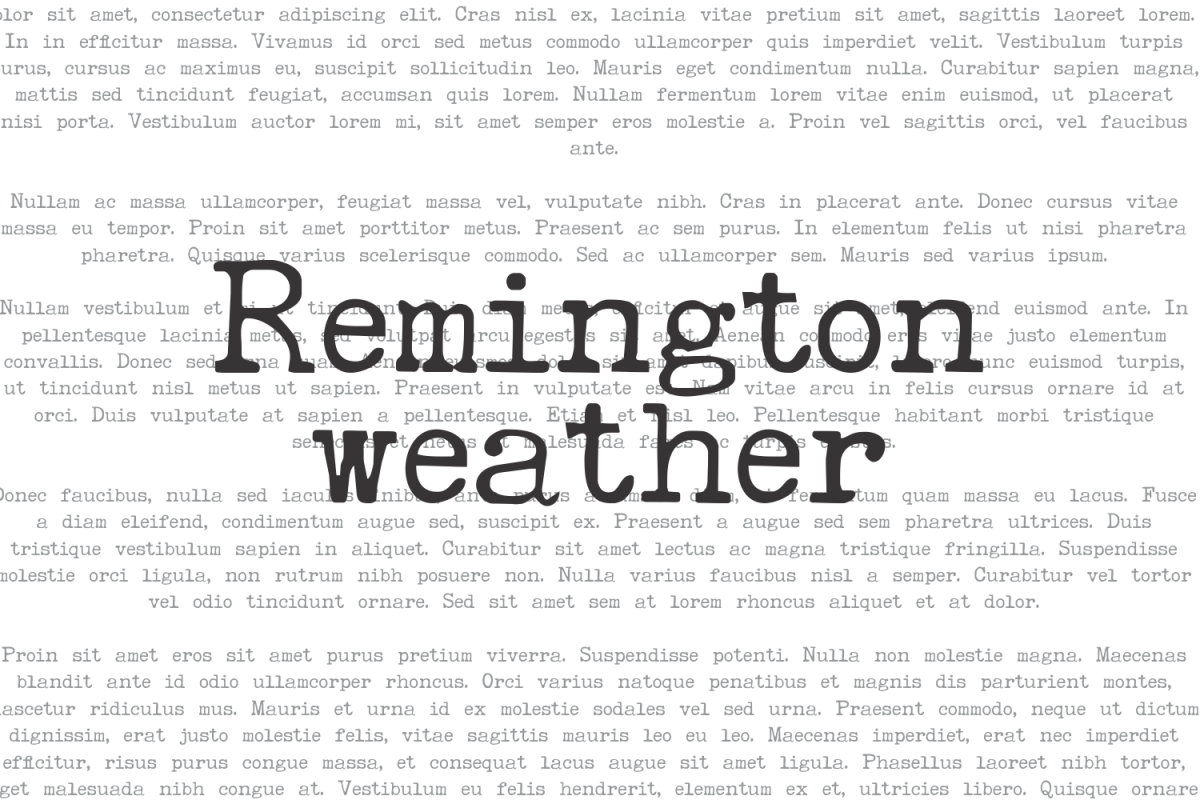 Remington Weather example image 1