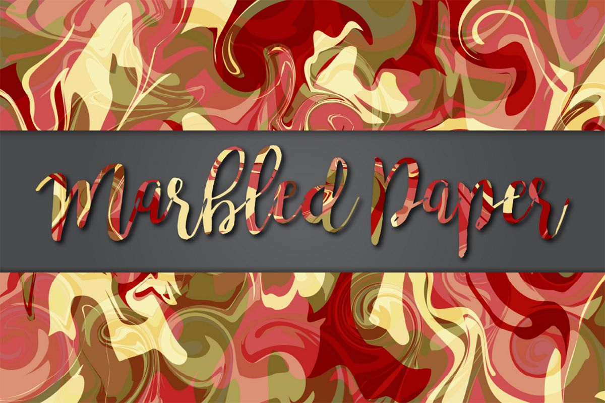 Marbled Paper No5 example image 1