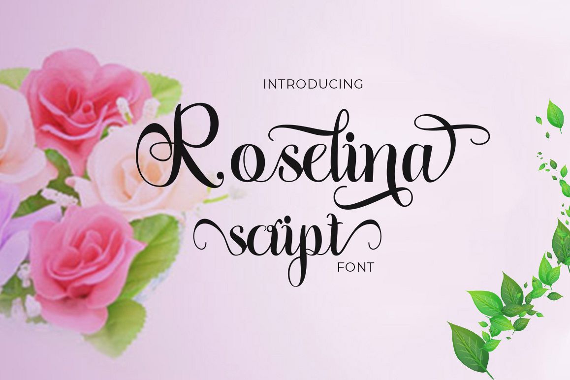 Roselina Script example image 1