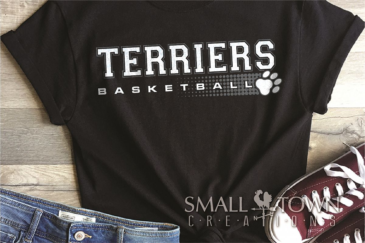 Terriers Basketball, Team, Sport, PRINT, CUT & DESIGN example image 1
