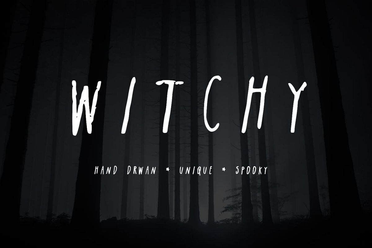 Witchy| A Spooky Sans-Serif example image 1