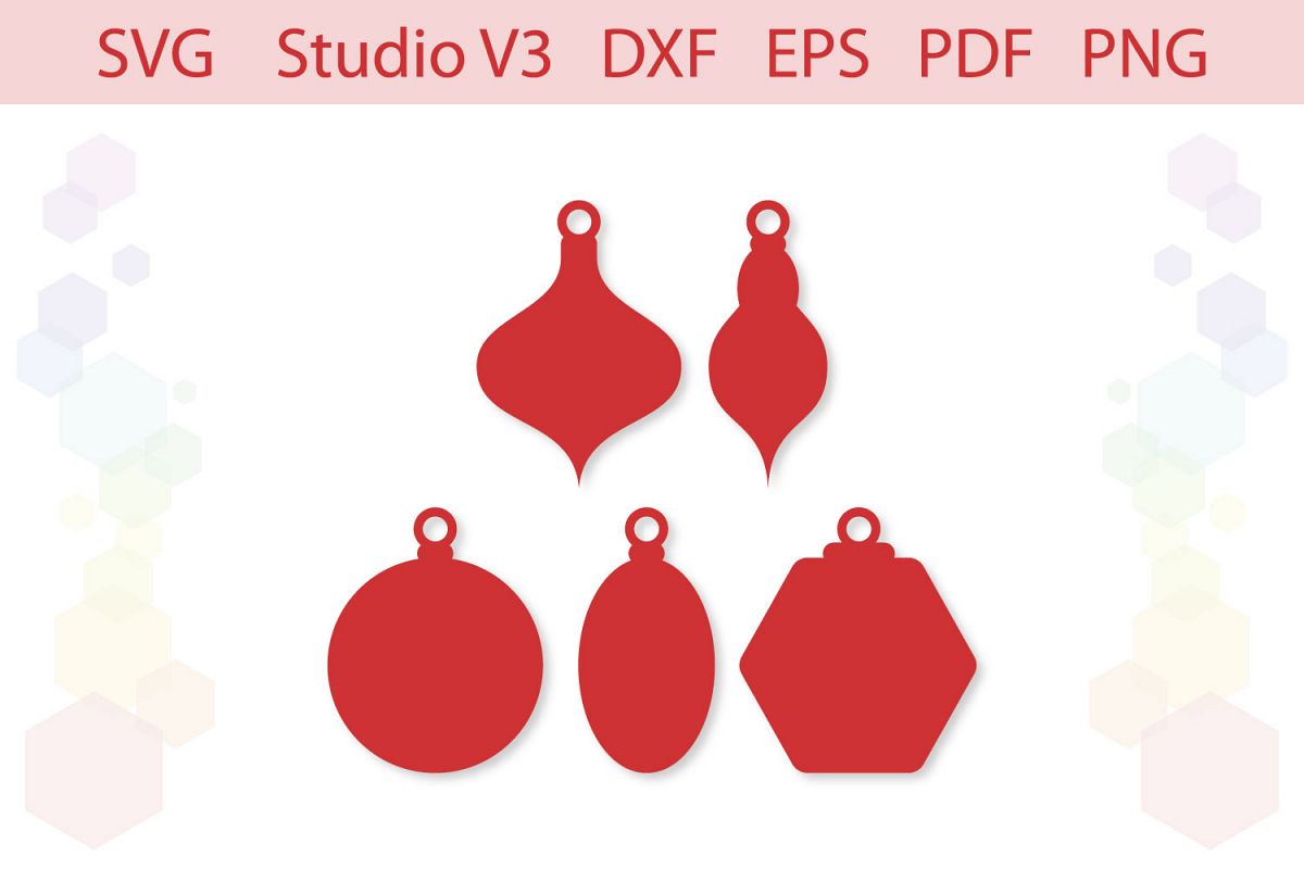 Christmas Ornaments Christmas gift tags cut file example image 1