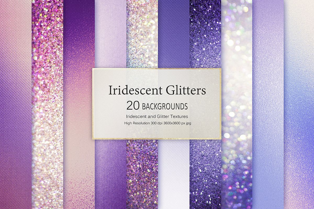 Iridescent and Glitter Textures example image 1