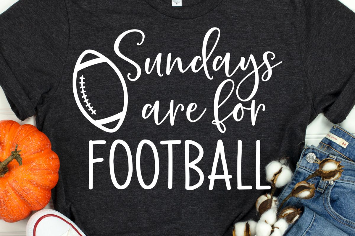 Football Svg, Sundays Are for Football Svg, Cheer Svg, Cheer example image 1