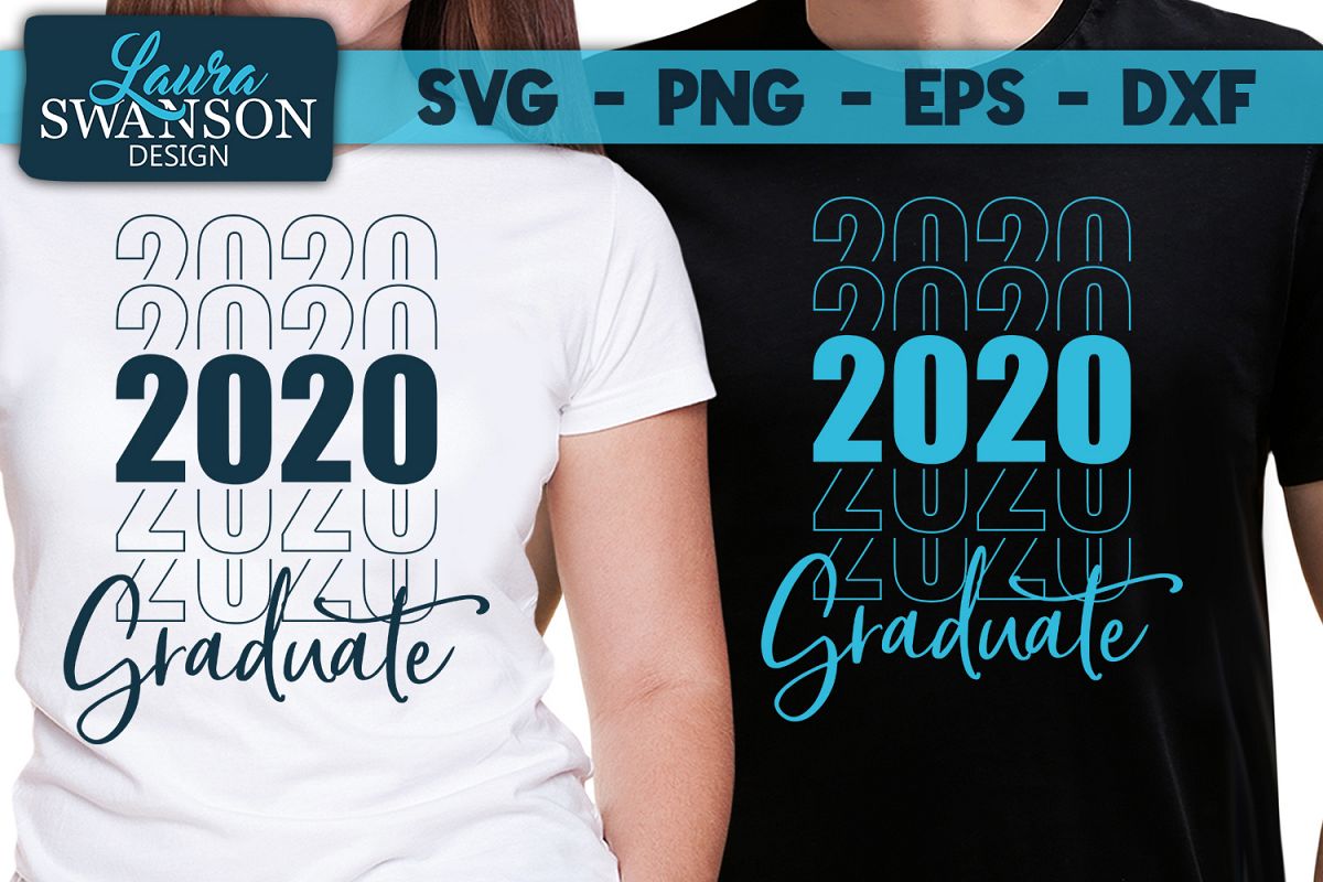 2020 Graduate - Mirror SVG, PNG, EPS, DXF example image 1