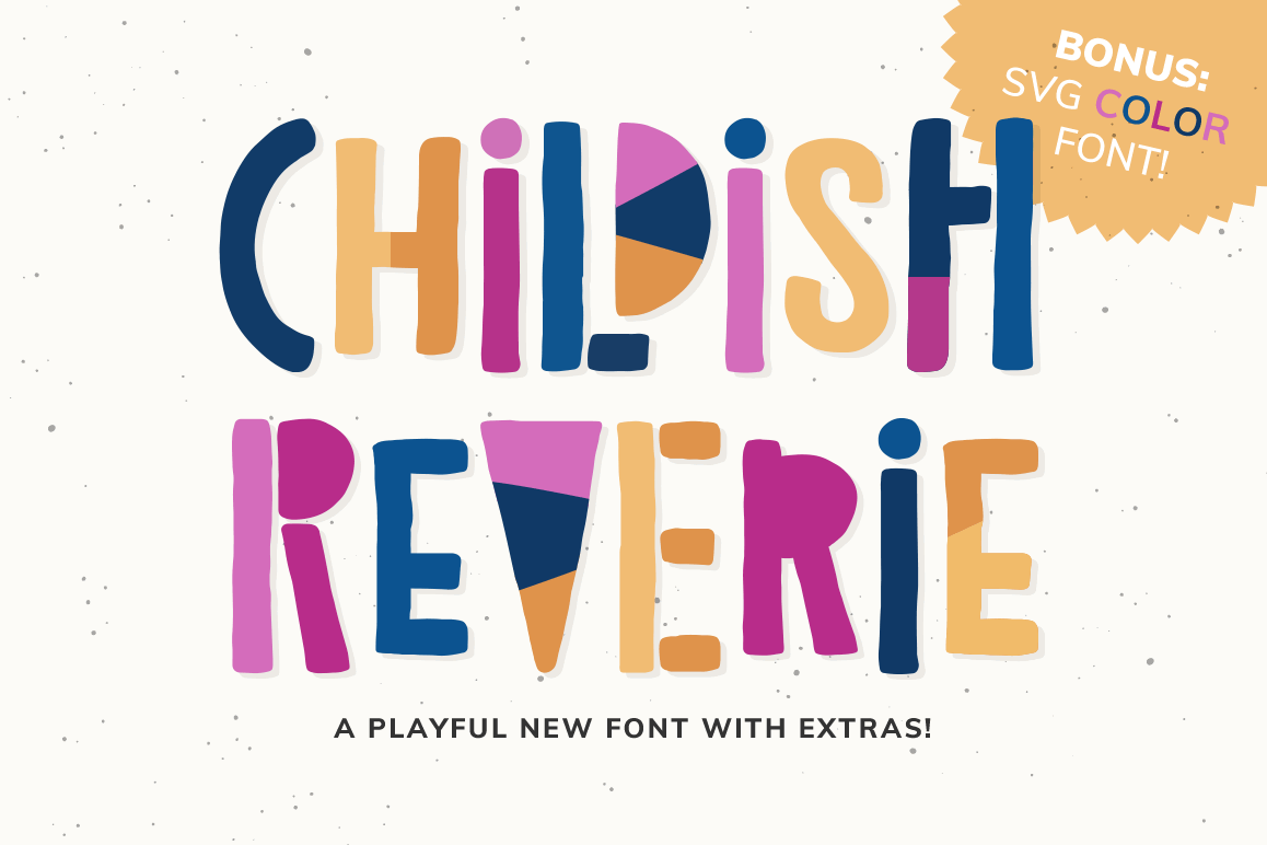 Childish Reverie Font example image 1