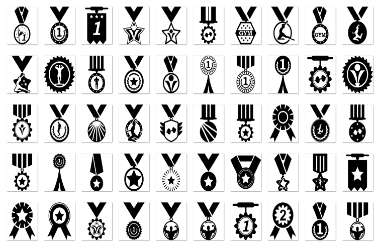 Medal glyph example image 1