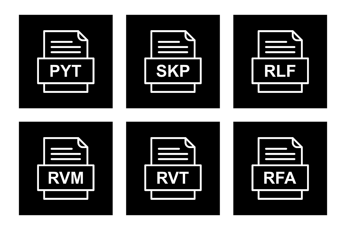 Set Of File Formats Icons example image 1