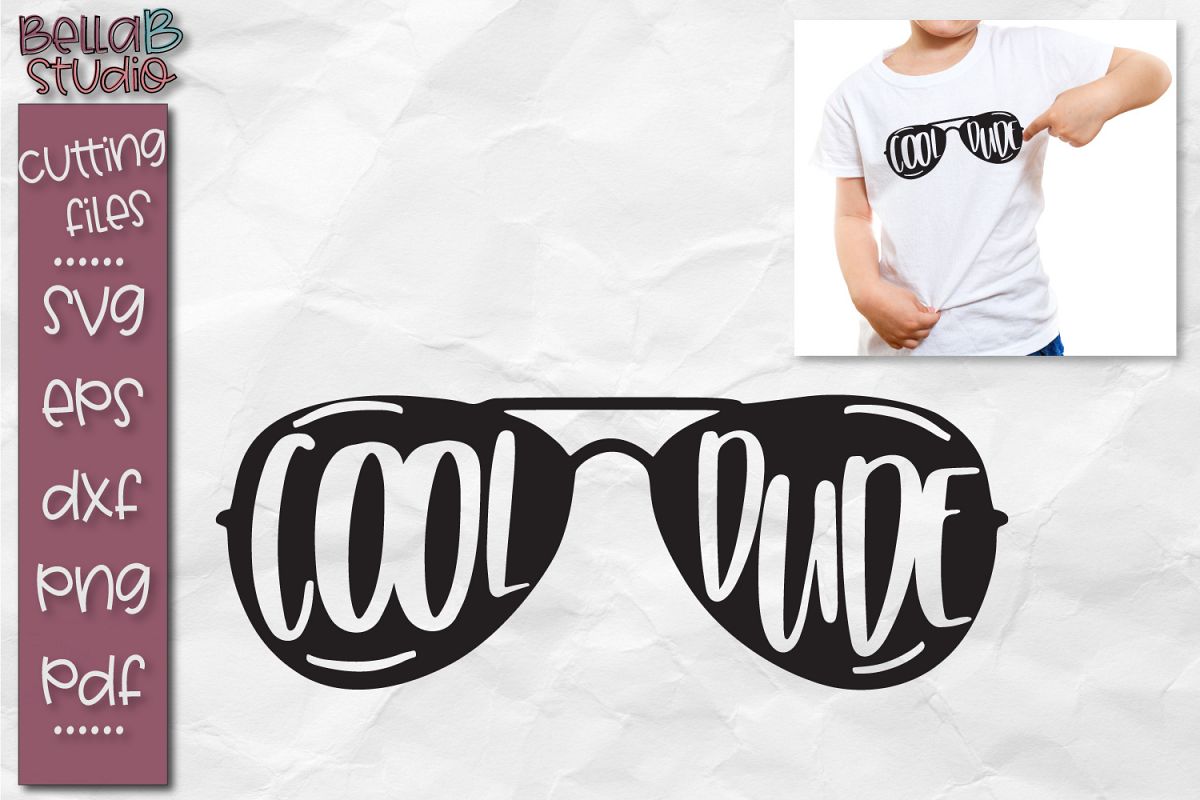 Cool Dude SVG, Dude SVG, Sunglasses SVG, Aviator Glasses SVG