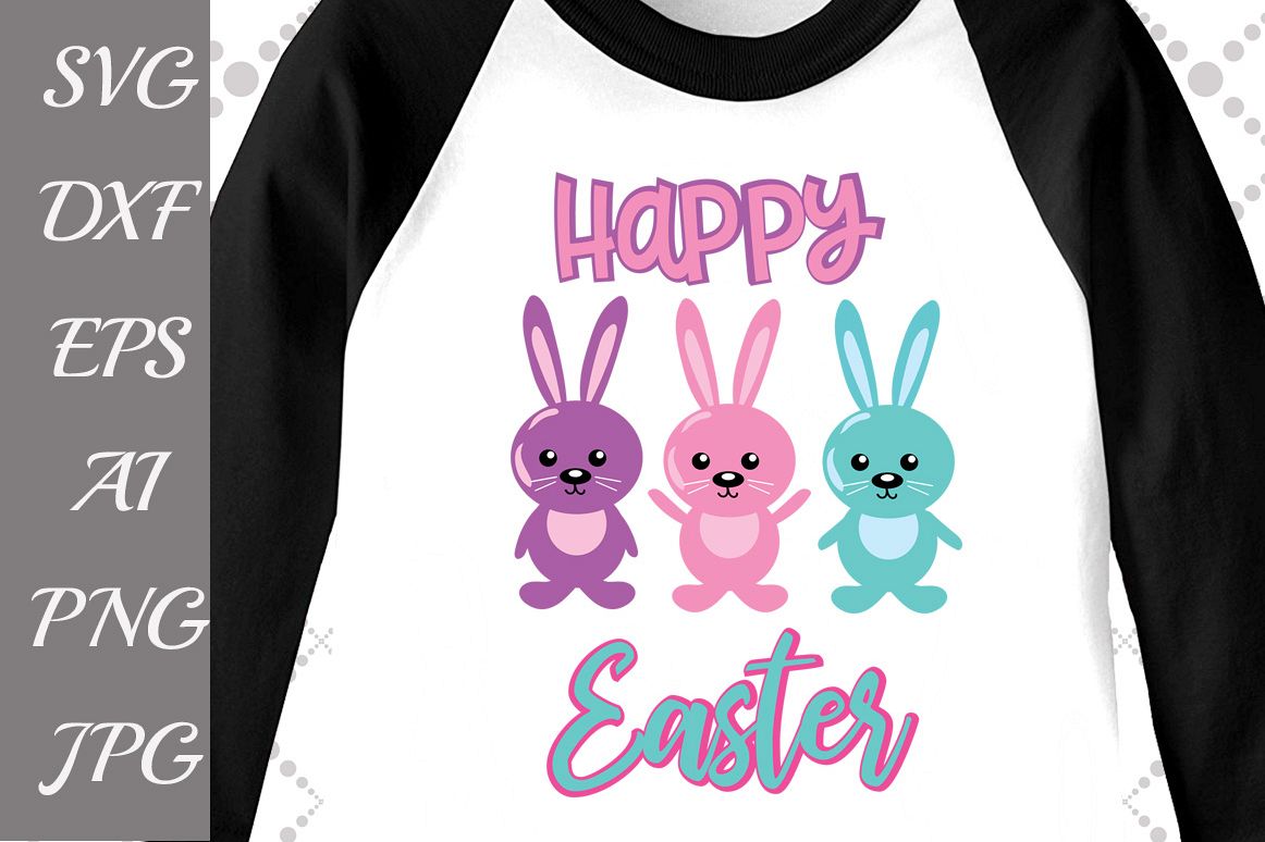 Happy Easter Svg example image 1