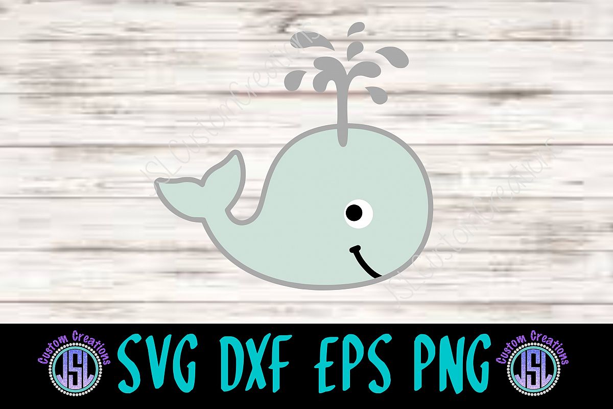 Baby Whale | SVG DXF EPS PNG Digital Cut File