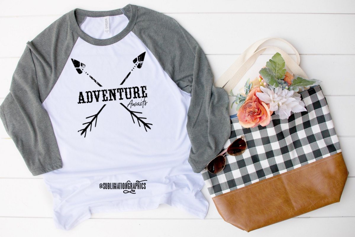 Adventure Awaits Sublimation Digital Download example image 1