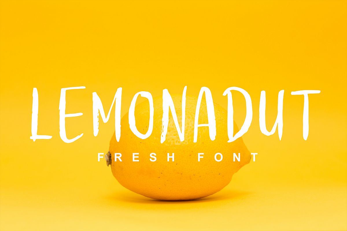 Lemonadut Fresh Font example image 1