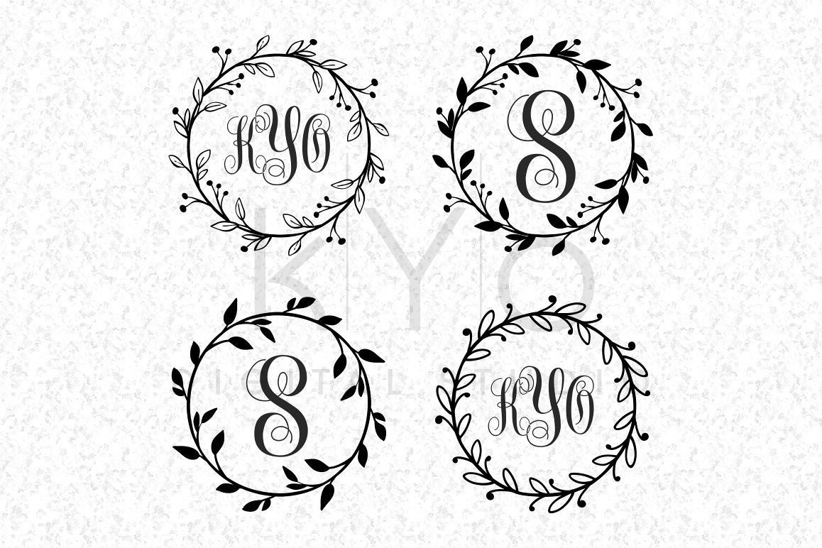 Free Free 63 Monogram Frame Free Flower Svg Files For Cricut SVG PNG EPS DXF File