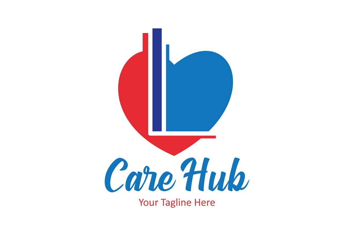 L letter heart logo example image 1