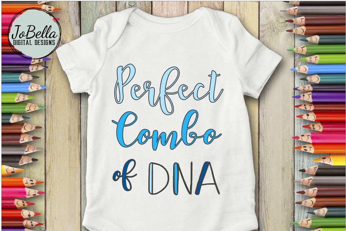 Cute Baby Boy or Big Boy SVG - Perfect Combo of DNA example image 1