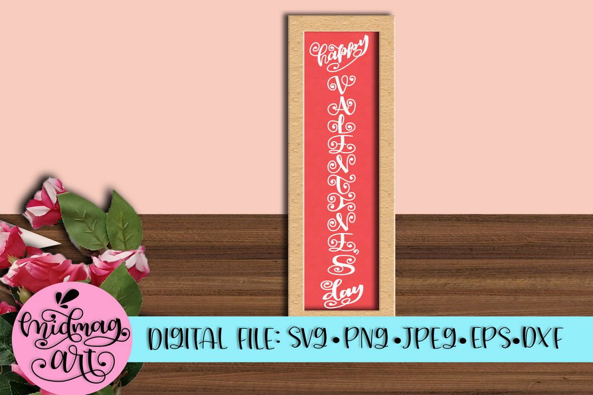 Happy Valentine's day svg, png, jpeg, eps and dxf example image 1
