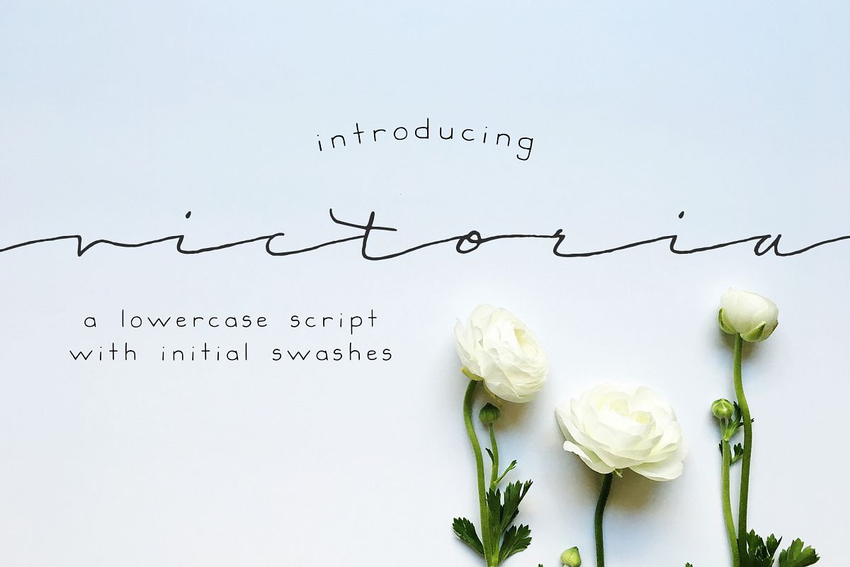 Victoria Script example image 1