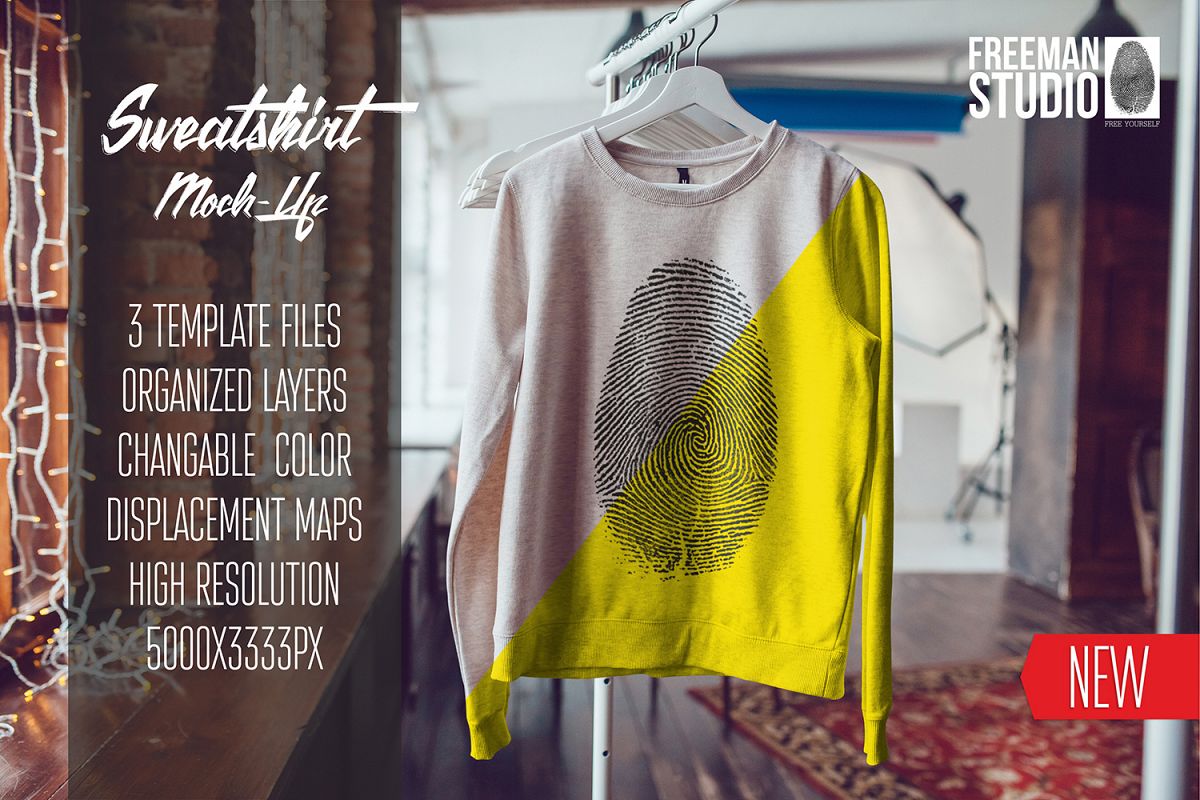 Sweatshirt Mock-Up example image 1