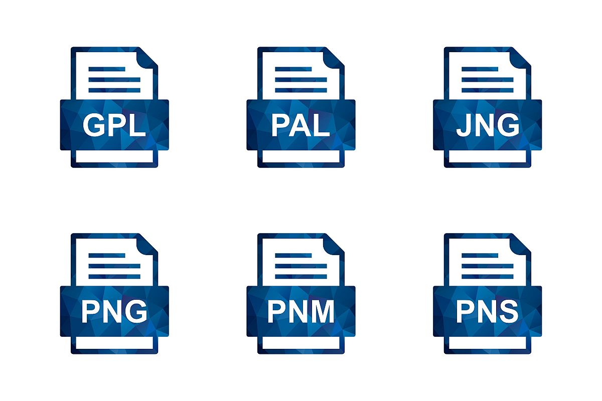 Set Of File Formats Icons example image 1