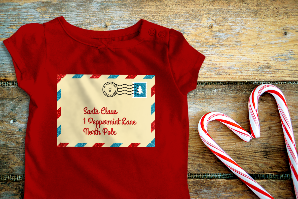 Download Christmas Santa Letter Envelope SVG File
