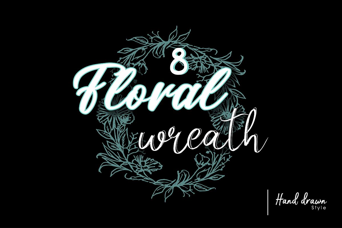 8 Floral wreath example image 1