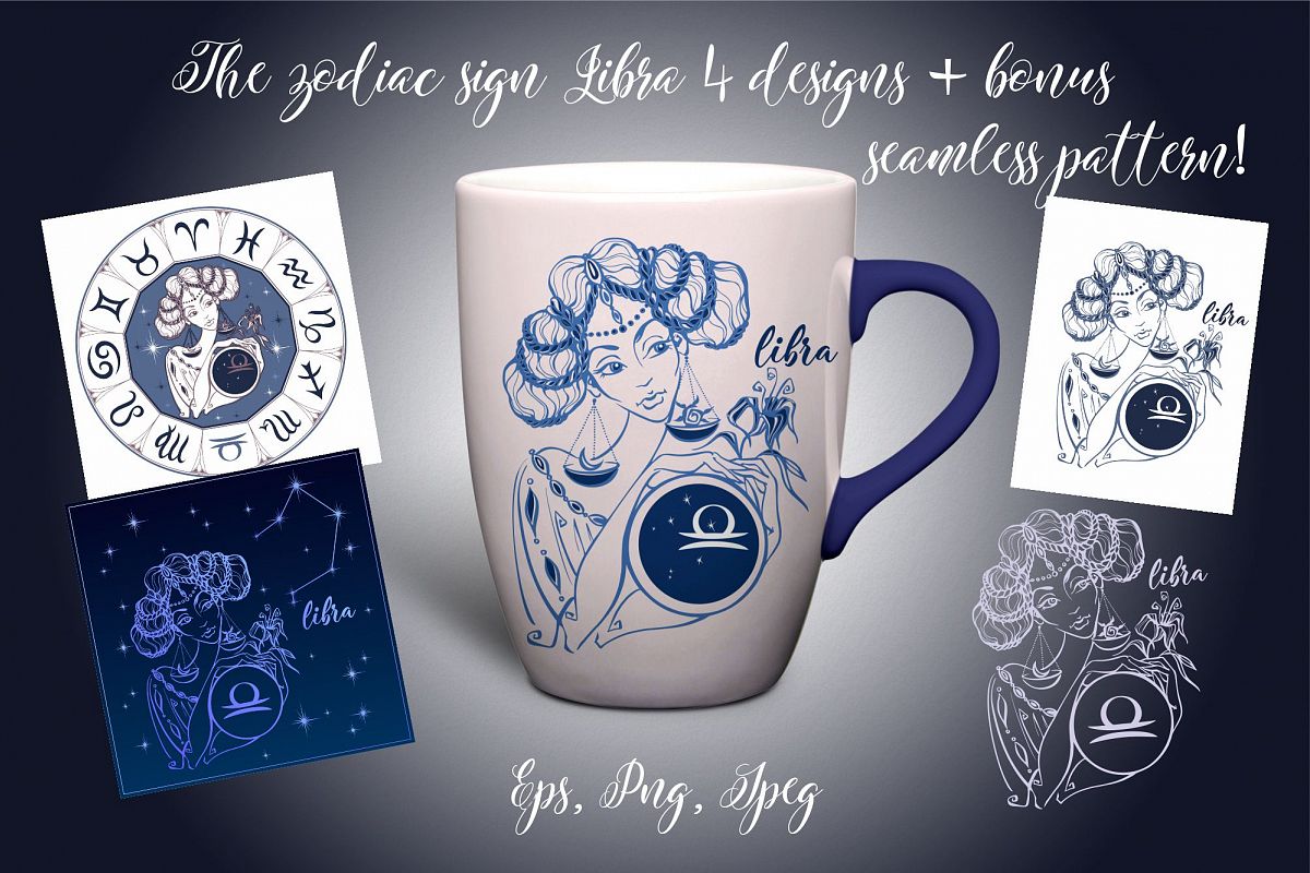 The zodiac sign Libra. example image 1
