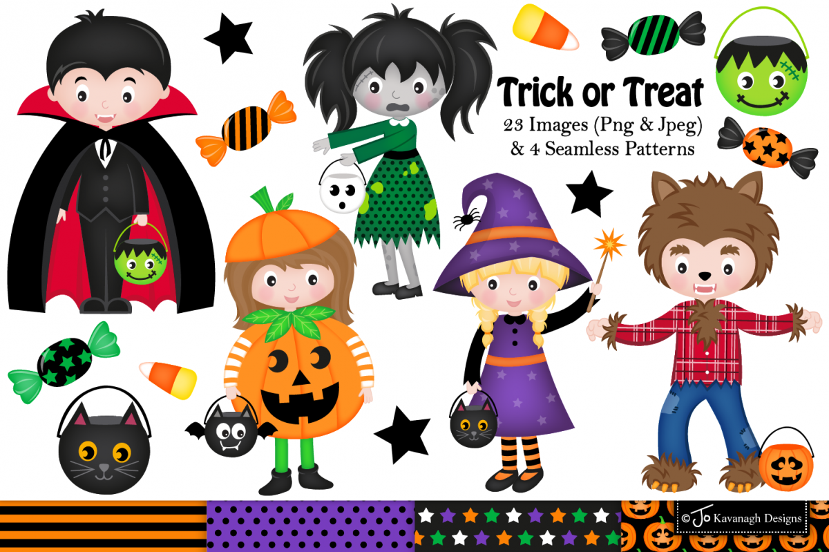 Halloween clipart, halloween graphics & Illustrations -C29 (138468