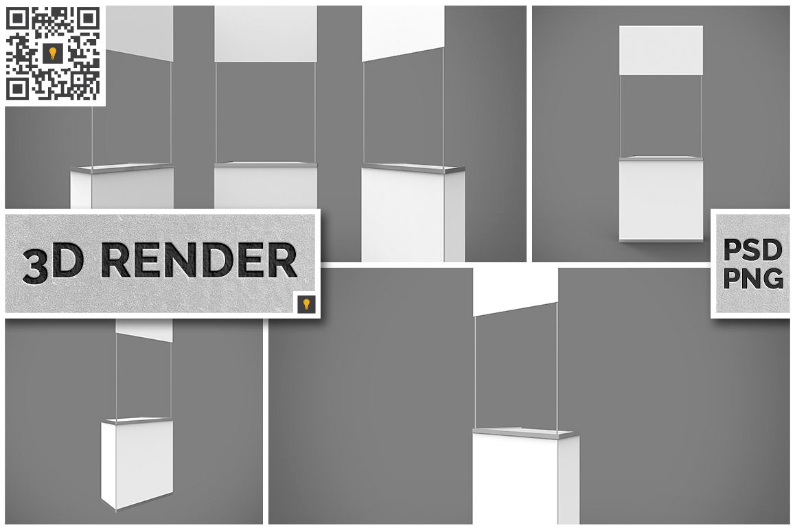 Promo Counter 3D Render example image 1
