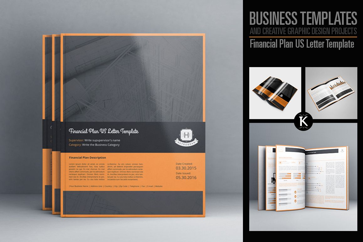 Financial Plan US Letter Template example image 1
