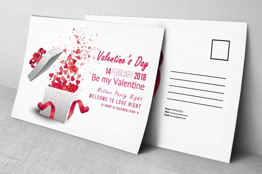 Valentine's Day Postcards example image 1