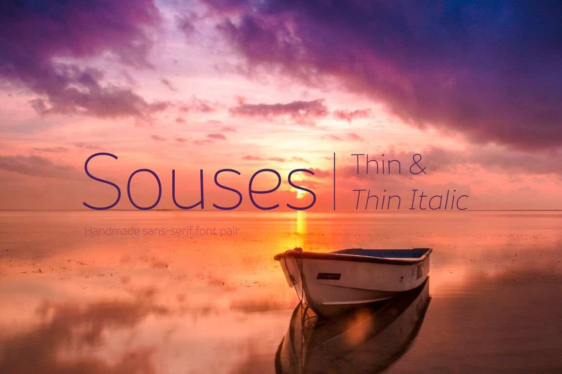 Souses — Thin & Thin Italic example image 1
