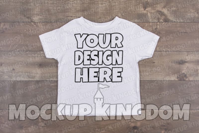 Kids Shirt Mockup, Toddler Shirt Mockup, Youth Shirt Mockup example image 1