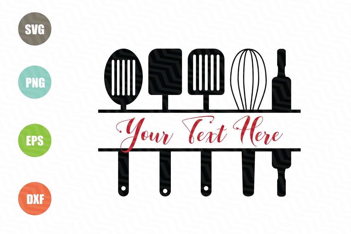 Kitchen Monogram SVG