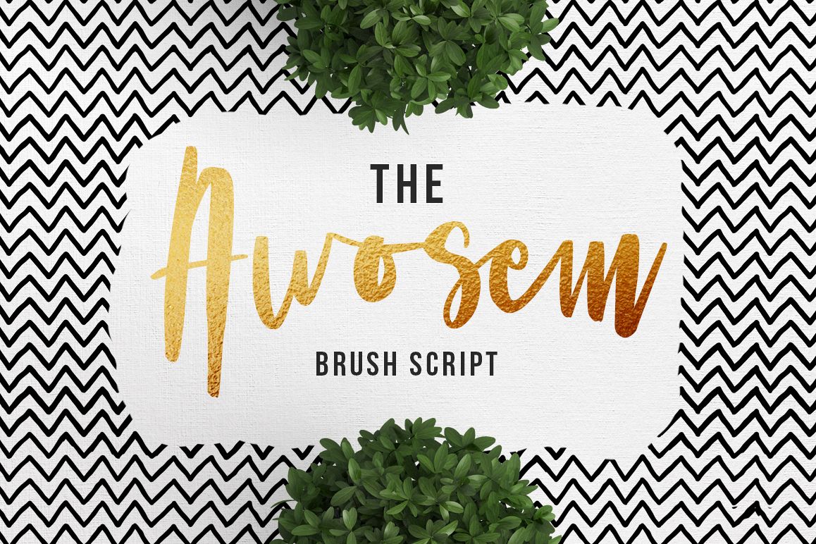 Awosem Typeface Quotes example image 1