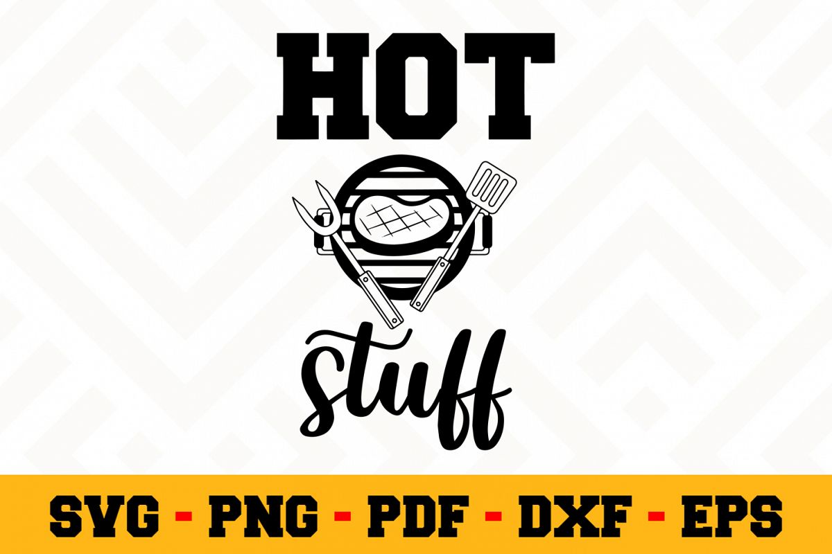 BBQ SVG Design n607 | Barbecue Grill SVG Cut File example image 1