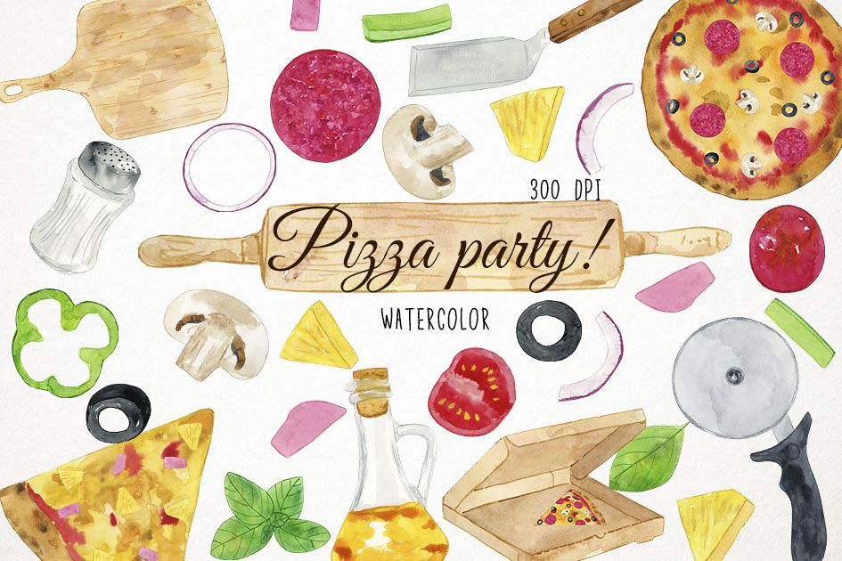 Watercolor Pizza Clipart Clip Art Fast Food Example Image Watercolor Pizza Clipart Clip Art Fast Food Example Image