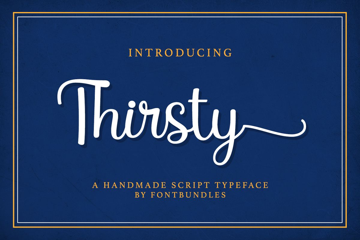 Thirsty example image 1