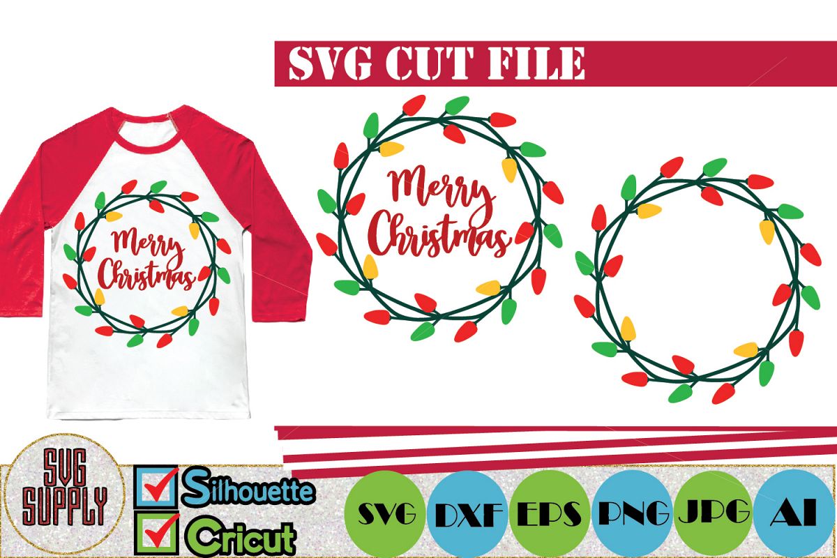 Download Christmas Lights SVG Cut File