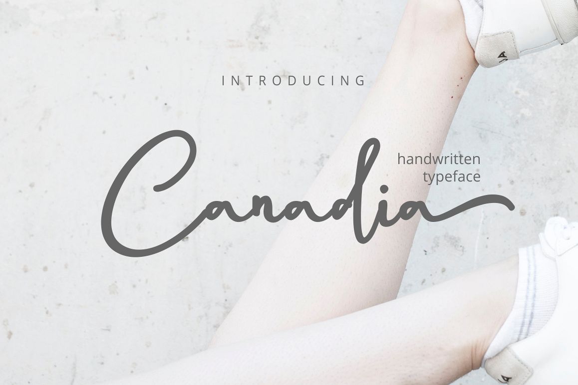 Canadia Script | Handwritten example image 1